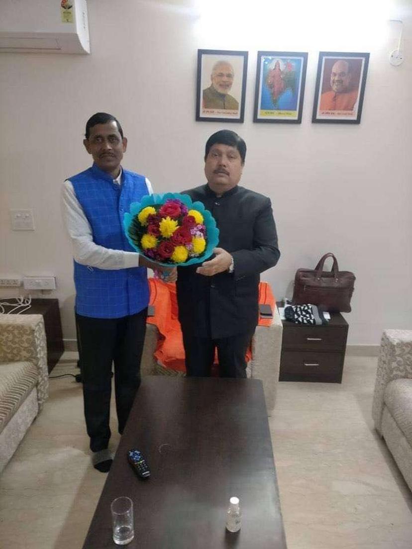 With Arjun Singh (MP)